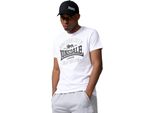 T-Shirt Uomo Regular Fit Kilchoan Bianco/Nero/Grigio L Lonsdale