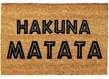 Zerbino Giftstory Cocco Hakuna Matata - Zerbino Regalo Per La Porta D'ingresso - Zerbino Di Benvenuto - Zerbino Divertente - Dimensioni: 60X40 Cm