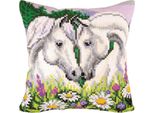 Set Di Cuscini Cda A Punto Croce "Twilight"", Stampato, 40X40Cm"