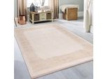 Elegante Tappeto Astratto | Lucido | In Bianco E Oro Dimensioni - 140 X 200 Cm