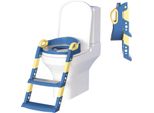Tolletour Trainer Per Wc Con Scala Scale Con Gradini Seggiolino Per Bambini Seggiolino Per Wc Vasino Blu