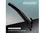 Monzana® Bocchetta Di Rifornimento In Metallo Per Taniche Benzina Beccuccio Riempimento Carburante Gasolio Diesel Nero