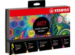 Stabilo Arty Set Creativo Da 55 Pezzi Di Fineliner, Pennarelli, Pennarelli Premium, Pennarelli Premium Con Punta Spessa E Pennarelli Premium Con Punta Flessibile
