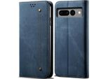 Custodia Google Pixel 8, Custodia A Portafoglio In Pelle Con Chiusura Magnetica E Supporto Per Google Pixel 8 Blu