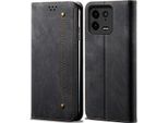 Custodia Xiaomi 13, Custodia In Pelle A Portafoglio Con Chiusura Magnetica E Supporto Per Xiaomi 13 Nero