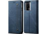 Xiaomi Poco F5 Pro Cover, Custodia In Pelle A Portafoglio Flip Bookstyle Con Supporto Per Xiaomi Poco F5 Pro / Redmi K60 / K60 Pro Blu