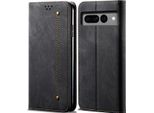Custodia Google Pixel 8, Custodia A Portafoglio In Pelle Con Chiusura Magnetica E Supporto Per Google Pixel 8 Nero