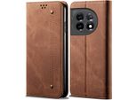 Custodia Oneplus 11R, Custodia A Portafoglio In Pelle Con Chiusura Magnetica E Supporto Per Oneplus 11R Marrone