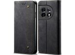 Custodia Oneplus 11, Custodia A Portafoglio In Pelle Con Chiusura Magnetica E Supporto Per Oneplus 11 Nero