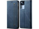 Custodia Xiaomi 12T, Custodia Protettiva In Pelle Flip Bookstyle Con Stand Per Xiaomi 12T / 12Tpro / Redmi K50 Ultra Blue