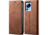 Custodia Xiaomi 13 Lite, Custodia A Portafoglio In Pelle Con Chiusura Magnetica E Supporto Per Xiaomi 13 Lite Marrone