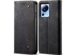 Custodia Xiaomi 13 Lite, Custodia A Portafoglio In Pelle Con Chiusura Magnetica E Supporto Per Xiaomi 13 Lite Nero