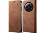 Custodia Xiaomi 13 Ultra, Custodia A Portafoglio In Pelle Con Chiusura Magnetica E Supporto Per Xiaomi 13 Ultra Marrone