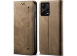 Custodia Redmi Note 12 Pro+ 5G, Custodia A Portafoglio In Pelle Con Chiusura Magnetica E Supporto Per Xiaomi Redmi Note 12 Pro+ 5G Khaki
