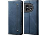 Custodia Oneplus 11R, Custodia A Portafoglio In Pelle Con Chiusura Magnetica E Supporto Per Oneplus 11R Blu