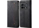 Custodia Oneplus 11R, Custodia A Portafoglio In Pelle Con Chiusura Magnetica E Supporto Per Oneplus 11R Nero