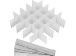 Set Di 4 Divisori Per Cassetti Regolabili Estensibili Altezza 7 Cm 21707