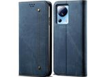 Custodia Xiaomi 13 Lite, Custodia In Pelle A Portafoglio Con Chiusura Magnetica E Supporto Per Xiaomi 13 Lite Blu