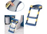 Fiqops Trainer Per Wc Con Scala Scala Con Gradini Sedile Per Bambini Sedile Per Wc Vasino Blu