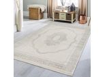 Tappeto Classico Moderno Dal Sottile Design Orientale Grigio Dimensioni - 120 X 170 Cm
