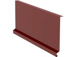Binario Di Sopravvento Sotto La Piastrella RŠ 250, 3 M, Zinco Verniciato, Rosso Acciaio Ral 3009