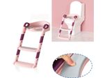 Jopassy Sedile Del Gabinetto Per Bambini Vasino Trainer Con Gradini Per Bambini E Bambine Rosa
