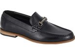 Roamers - Scarpe Basse Da Uomo, Pelle DF2289 (44,5 Eu) (Nero)