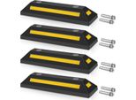 Tolletour 4X Fermaruote Protezione Anticollisione Parcheggio Stop Garage 54X15X10Cm Parcheggio Distanziatore
