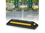 Fiqops Fermaruote Protezione Anticollisione Parcheggio Stop Garage 54X15X10Cm Parcheggio Distanziatore