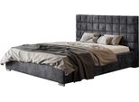 Letto Imbottito Porto Con Testiera, 160X200 Cm, Letto Matrimoniale Con Rete E Doghe In Legno, Tessuto Velour Rosa
