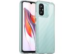 Custodia Per Xiaomi Redmi 12C Trasparente, Antiurto Tpu Silicone Custodia Protettiva Trasparente