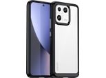 Custodia Per Xiaomi 13 Trasparente, Protettiva In Silicone Tpu Antiurto Nero