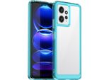 Custodia Per Xiaomi Redmi Note 12 4G Trasparente, Antiurto Custodia Protettiva In Silicone Tpu Azzurro