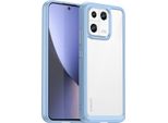 Custodia Per Xiaomi 13 Trasparente, Antiurto Tpu Silicone Custodia Protettiva Blu