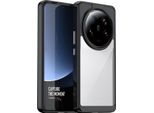 Custodia Per Xiaomi 13 Ultra Trasparente, Antiurto Tpu Silicone Custodia Protettiva Nero