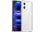 Custodia Per Xiaomi Poco X5/Redmi Note 12 5G Trasparente, Antiurto Tpu Silicone Custodia Protettiva Trasparente