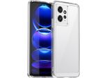 Custodia Per Xiaomi Redmi Note 12 4G Trasparente, Antiurto Tpu Silicone Custodia Protettiva Trasparente