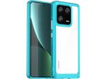 Custodia Per Xiaomi 13 Pro Trasparente, Protettiva In Silicone Tpu Antiurto Azzurro