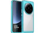 Custodia Per Xiaomi 13 Ultra Trasparente, Antiurto Custodia Protettiva In Silicone Tpu Azzurro