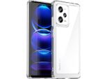 Custodia Per Xiaomi Poco X5 Pro/Redmi Note 12 Pro Trasparente, Antiurto Tpu Silicone Custodia Protettiva Trasparente