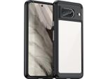 Custodia Per Google Pixel 8 Trasparente, Protettiva In Silicone Tpu Antiurto Nero