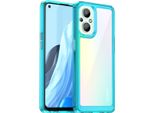Custodia Per Oneplus Nord N20 5G Trasparente, Antiurto Custodia Protettiva In Silicone Tpu Azzurro