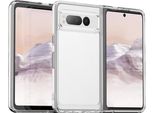 Custodia Per Google Pixel Fold Trasparente, Custodia Protettiva In Silicone Tpu Antiurto Trasparente