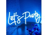 Let's Party Neon Light Decoration Lights Neon Sign Neon Sign, Led Neon Sign Wall Decoration For Gaming Room Bedroom Wall Bar Wedding Party Gifts Decoration