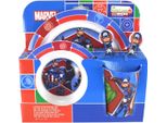 Set Di Stoviglie Per Bambini Con Motivo (5 Pezzi) Ciotola, Piatto, Posate E Tazza