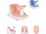 Seggiolino Da Bagno Moni Bernie HA-B39, Base Antiscivolo, Schienale, Maniglia Rosa