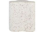 Casa Padrino Luxury Terrazzo Tavolino / Sgabello In Pietra Naturale Bianco 41,5 X 41,5 X H. 45 Cm - Mobili Soggiorno - Mobili Hotel - Mobili In Pietra Naturale - Mobili - Arredamento