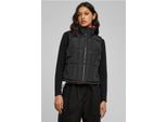 Urban Classics - Gilet Reversibile Da Donna Nero/Fucsia - Xs