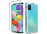 Custodia Galaxy A51 4G, Custodia Protettiva Ibrida Trasparente Posteriore In Tpu Antiurto Per Samsung Galaxy A51 4G Clear