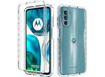 Moto G52 Case, Trasparente Posteriore Tpu Bumper Antiurto Custodia Protettiva Per Motorola Moto G52 Chiaro